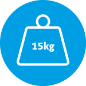 Weight Icon 15kg