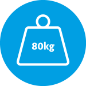 Weight Icon 80kg