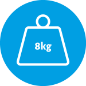 Weight Icon 8kg